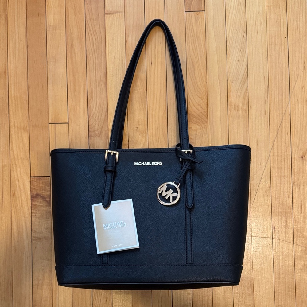 Michael Kors Black Tote Bag - Picture 2 of 3